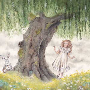 Affiche Alice et le lapin