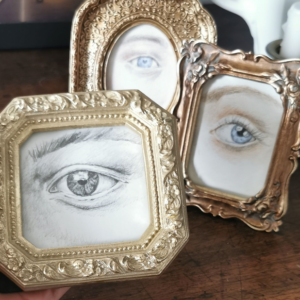 Cherished eyes - portrait oeil digital Color N&B