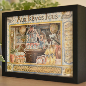 Art Original Vitrine "Aux Rêves Fous"