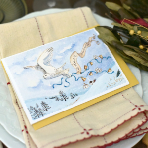 Carte de vœux Hiver Enchanté