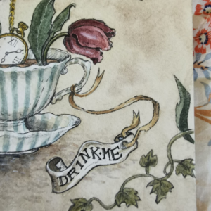 Aquarelle Originale A Curious Tea
